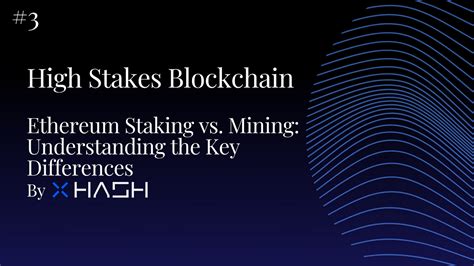 staking vs mining|Understanding Key Differences: Staking Vs Mining.